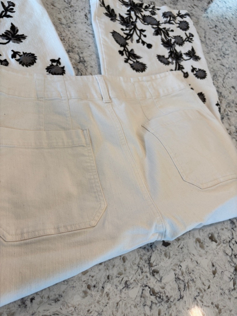 Maeve Colette High-Rise Wide-Leg Cropped Jeans 34 - Picture 4 of 8